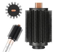 Cepillo de volumen redondo para Dyson Airwrap, estilos voluminosos con menos frizz gracias al flujo de aire controlado y cerdas biseladas, compatible con HS01/HS05/HS08, cobre de 5,6 cm