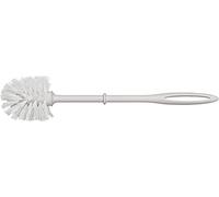 Cepillo de WC genérico con mango de plástico blanco - Cepillo de repuesto para set estándar, plástico, 8 x 37 x 8 Cm, blancoProceso profesional