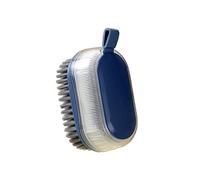 Cepillo de zapatos de doble cara, limpiador multifuncional con cerdas suaves y rígidas para botas de nieve, tenis, zapatos de trabajo, suave con el cuero, exfoliante eficaz, agarre ergonómico, hogar y