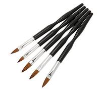 Cepillo del arte del clavo, 5 Unids Set Profesional Pintura de Uñas Pincel de Maquillaje DIY Nail Brush Gradient Efecto Talla Fina Detalles Salones