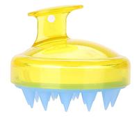 Cepillo del champú del Massager del cuero cabelludo, cepillo del cuidado del cuero cabelludo de BOOLAVARD (Amarillo)