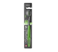Cepillo dental Biomed Black Charcoal | Cerdas medianas con puntas redondeadas, sin BPA | para blanqueamiento, Se vende en colores azul o verde