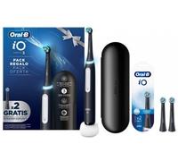 Oral-B Io3 - Cepillo Eléctrico Negro Con Funda De Viaje, 2 Recambios, Ultimate Clean Regalo