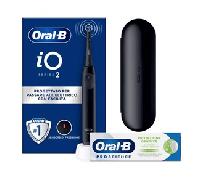 CEPILLO DENTAL ELECTRICO BRAUN IO2 NEGRO CON FUNDA DE VIAJE ORAL-B CEPILLO ELECTRICO IO2 NEGRO CON F