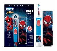 CEPILLO DENTAL ELECTRICO BRAUN ORAL-B VITALITY PRO3+ KIDS SPIDERMAN + FUNDA DE VIAJE D103.413.2KX/SPIDER