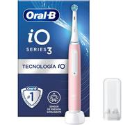 Cepillo Dental Eléctrico Recargable Oral-B iO 3N con Sensor de Presión y Estuche de Viaje Rosa