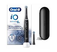 Oral-B iO 6 S - Cepillo de dientes eléctrico en color negro con pantalla