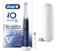 Oral-B iO Spazzolino Elettrico Ricaricabile 7S Blu, 2 Testine, 1 Custodia Da Viaggio, 1 Spazzolino