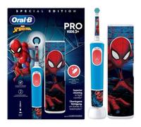 Cepillo Dental Oral-B Pro Kids 3 Spiderman Especial Edition/ Incluye 1 Recambio y estuche de viaje