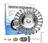 Cepillo desbrozador profesional, cepillo desbrozador, cepillo desbrozador de alta calidad para cortacésped, cepillo desbrozador para cortacésped (6 pulgadas)