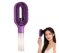 Cepillo desenredante 2 en 1 con pulverizador incorporado, 2-in-1 Water Spray Hairbrush, Detangling Brush with Built-in Mister, 50ml Water Reservoir Spray Comb for Wet & Dry Hair(B)