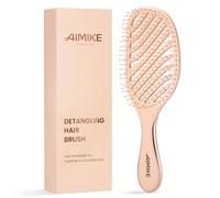 Cepillo desenredante AIMIKE Rose Luxe, cepillo desenredante ventilado sin dolor con cerdas FlexGlide ultrasuaves,cepillo para cabello húmedo y seco para mujeres, niñas y niños