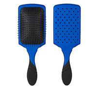 Wet Brush Pro Paddle Detangler - Cepillo para el cabello grande con orificios de ventilación, color azul real