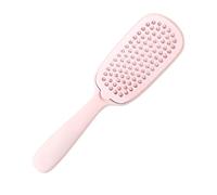 Cepillo desenredante de agarre cómodo para cabello rizado y liso, desmontable en seco y húmedo, herramienta de peinado