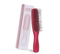 Cepillo desenredante de cerdas de jabalí, cepillo para cabello seco y húmedo, desenreda el cabello fino o grueso y las extensiones