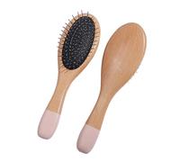Cepillo Desenredante De Madera - Peine Para El Cabello Para Mujeres, Desenredante De Nudos De Cerdas, Herramienta De Peinado Antiencrespamiento | Viajes, Citas, Viajes De Negocios, Rutina De