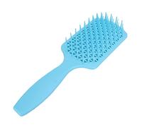 Cepillo Desenredante de Paleta, Pelo Hueco Cepillo de Paleta Antideslizante Uso Seco Húmedo para Peluquería(Cuadrado azul)