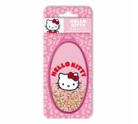 ARTESANÍA CERDÁ – Cepillo desenredante Hello Kitty – rosa con purpurina móvil en carcasa ovalada