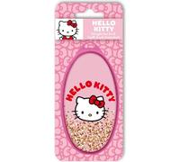 Cepillo desenredante Hello Kitty rosa con purpurina móvil en carcasa ovalada | Cepillo infantil Sanrio, perfecto para peinar sin dolor y llenar de alegría los momentos de cuidado