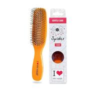 Cepillo desenredante I Love My Hair para todo tipo de cabello, cabello húmedo o seco, serie Spider, tamaño pequeño, color naranja