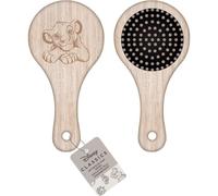 Cepillo desenredante madera con diseño grabado de Simba sobre mango redondeado | Cepillo Disney Classics para todo tipo de cabello infantil