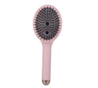 Cepillo Desenredante Motorizado con Spray 10ml y Masaje | Rosa, para Cabello Grueso y Retoques Diarios, Cerdas Suaves, ABS y Componentes Electrónicos, Portátil