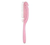Cepillo Desenredante Para Cabello - Elegant Rizado Herramienta De Estilizado, Compact, Espiral Portátil Con Cerdas, Huecas Anti Rotura, Niñas | Multipurpose Outdoor Indoor Utility