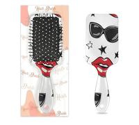 Cepillo desenredante para cabello húmedo y seco, labios rojos y lentes de sol, peines con cojín de aire para mujeres, hombres, niños y niñas, cepillo de masaje para cabello rizado o liso