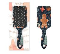 Cepillo desenredante para cabello húmedo y seco, peine de cojín de aire de hombre de jengibre navideño para mujeres, hombres, niños, niñas, niños, cepillo de masaje para cabello rizado o liso
