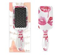 Cepillo desenredante para cabello húmedo y seco, pintalabios rojo y rosa romántico, estampado sexy, peines con cojín de aire para mujeres, hombres, niños, niñas, niños, cepillo de masaje para cabello
