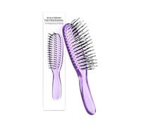 Cepillo desenredante - Peine flexible antiestático para cabello seco y húmedo, cepillo de masaje de piel peluda | Aguja de nailon, dientes deslizantes, PC, tamaño 15 x 3,5 cm, ligero, 40 g