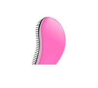 Cepillo desenredante portátil para mujer con dientes altos y bajos para cabello afro rizado, grueso y húmedo/seco. Diseño ligero y fácil de transportar (azul claro).