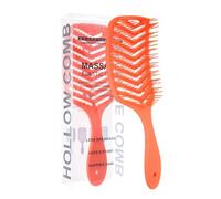 Cepillo desenredante ventilado con diseño hueco, herramienta de peluquería portátil, adecuado para cabello húmedo y seco, cepillo de pelo hueco