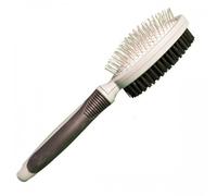 Arquivet Cepillo doble púas metalicas protegidas - mascotas - 25 x 6,5 cm