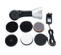 Cepillo Eléctrico con 5 Cepillos para Zapatos Pulidor de Zapatos Cepillo de Limpieza Kit Mini Pulidora Eléctrica Portátil para Zapatos Bolsos Sofá Cuidado de Cuero