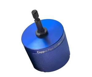 Cepillo eléctrico de limpieza de tubos de bronce, herramientas eléctricas consistentes de 15 mm, 22 mm, 28 mm, cerdas inoxidables para conductos de metal, herramienta de estropajo motorizado de bronce