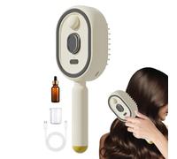 Cepillo Eléctrico de Vapor con Cojín de Aire,Peine Con Cojín De Aire Recargable Portátil Con Luz | Cepillo rociador eléctrico inalámbrico anti-frizz - Para Cuidado Del Cuero Cabelludo, Spa En Casa Y