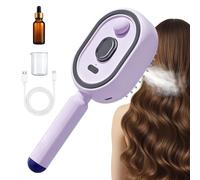 Cepillo Eléctrico de Vapor con Cojín de Aire - Peine Recargable con Luz - Cepillo De Cabello Inalámbrico Con Rociador Antifrizz - Para Mujeres Spa En Casa Viaje Spa En Casa