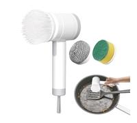 Cepillo eléctrico giratorio | Cepillo de limpieza inalámbrico potente | Herramienta de limpieza recargable y plegable para el baño, la cocina, el coche, el suelo y el azulejo