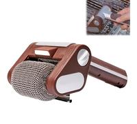 Cepillo eléctrico Giratorio sin cerdas para Parrillas, Limpiador inalámbrico Recargable para Parrillas con luz LED, Cepillo Giratorio de Limpieza con Rodillo motorizado de Acero Inoxidable