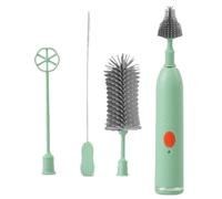 Cepillo eléctrico limpiador de botellas, cepillos de limpieza recargables impermeables para biberones, piezas de bomba, teteras, herramienta de limpieza eléctrica de tazas, limpiador eficiente
