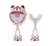Cepillo Eléctrico Niños 3 Años Cepillo de dientes para niños Patrón de de dibujos animados Manual Silicona Niños Cepillo de dientes en forma de U Clorhexidina Desinfectantes