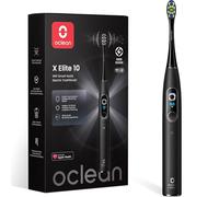 Cepillo eléctrico Oclean X Elite 10, AI cepillado personalizado，Pantalla táctil con seguimiento de 12 áreas, 40°de oscilación, 5 Modos, Temporizador, 40 Días, Pronóstico del tiempo, IPX7, Negro