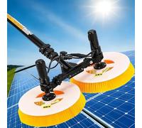 Cepillo Eléctrico para Limpieza De Paneles Solares, Equipo De Limpieza De Paneles Solares De Doble Cabezal De 3,5 M/5,5 M/7,5 M, Robot Limpiador Solar(Lithium Battery,3.5M)