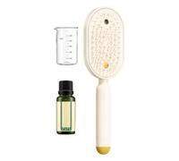Cepillo eléctrico para mujer, desenredante de control de encrespamiento, 21,7 cm, estilizador iónico recargable, peine alisador antiestático, tecnología de iones negativos, para peinar el cabello