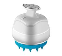 Cepillo eléctrico para perros mientras que IPX7 es impermeable, cepillo de limpieza autolimpiable, cerdas sin dolor, cepillo de baño para perros para baño, masaje relajante, peine de goma para perros
