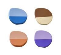 Cepillo ergonómico de silicona para maquillaje higiénico y regímenes de cuidado de la piel, cepillo de base de silicona
