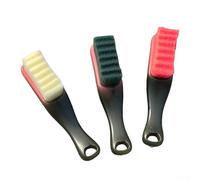 Cepillo ergonómico para zapatos con cerdas de fibra compuesta suave para una limpieza eficaz de zapatillas de lona y espacios reducidos como bordes de alfombras