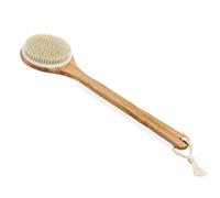 Cepillo espalda - LEORX baño ducha cuerpo cepillo cerdas naturales con largo mango del cuerpo