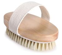 Cepillo Exfoliante para El Cuerpo, GeeRic Depurador de Espalda de Baño Cepillo de Cerdas Naturales para Mejora Las Funciones Linfáticas Exfoliante y Dry Brushing